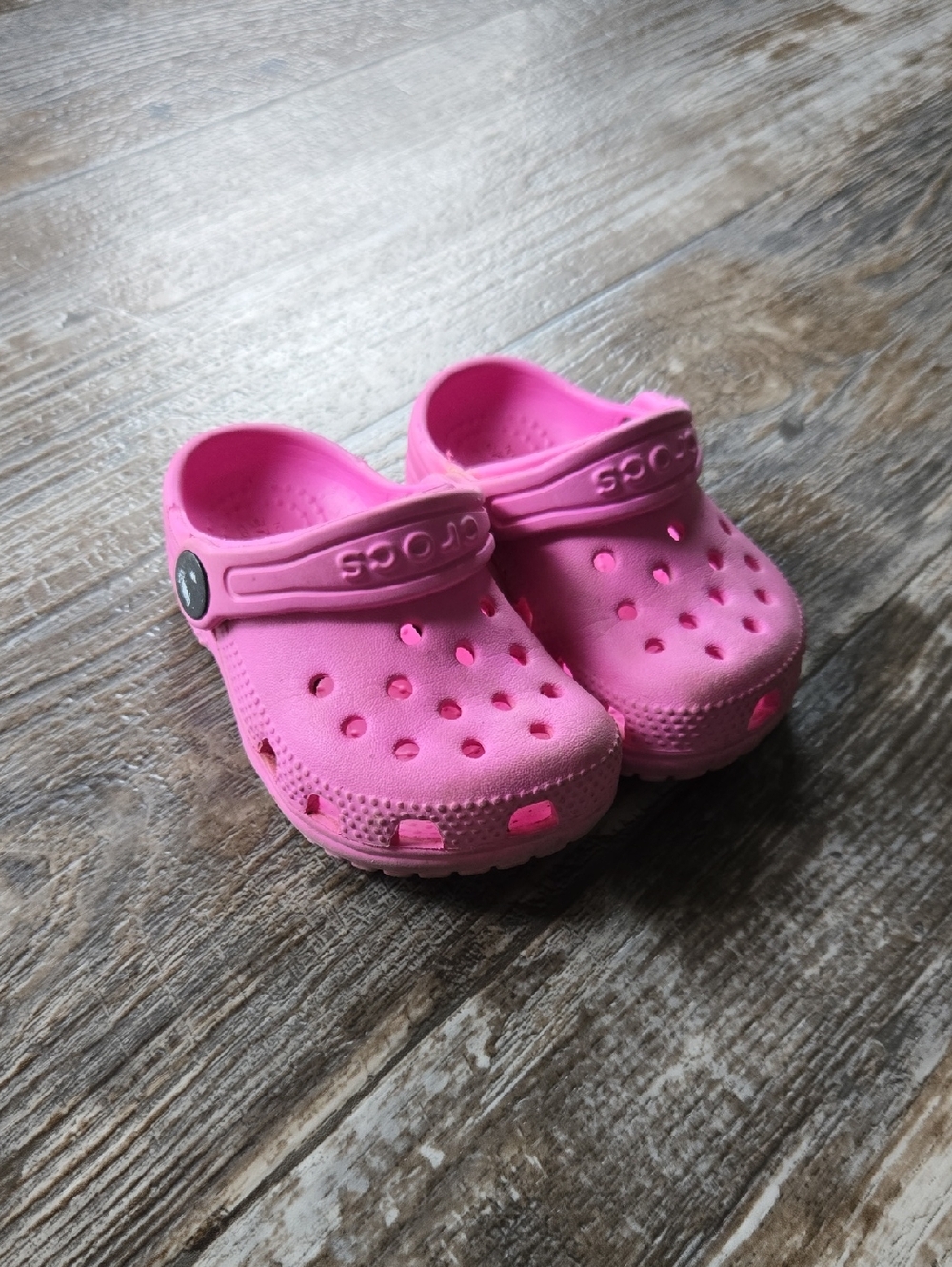 CROCS Kids Pink Classic Clog Sandals